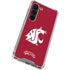 Washington State University Cougars Logo Galaxy S23 Clear Case
