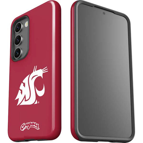 Washington State University Cougars Logo Galaxy S23 Plus Pro Case