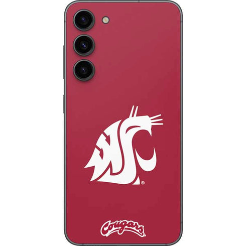 Washington State University Cougars Logo Galaxy S23 Plus Skin