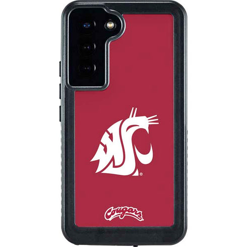 Washington State University Cougars Logo Galaxy S23 Plus Waterproof Case