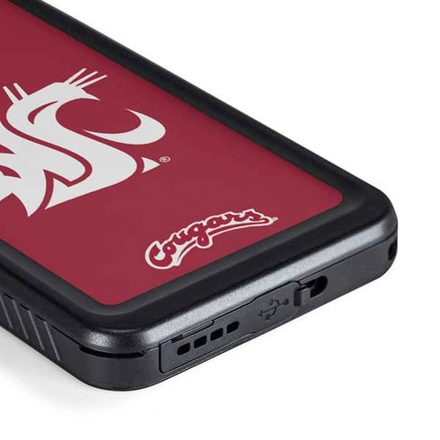 Washington State University Cougars Logo Galaxy S23 Plus Waterproof Case