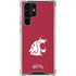 Washington State University Cougars Logo Galaxy S23 Ultra Clear Case