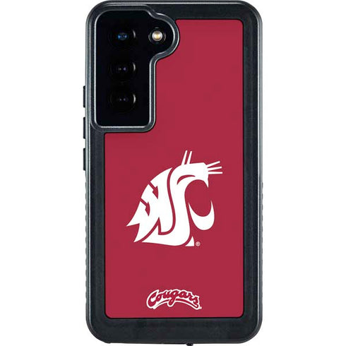 Washington State University Cougars Logo Galaxy S23 Waterproof Case