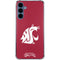 Washington State University Cougars Logo Galaxy S24 Clear Case