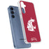 Washington State University Cougars Logo Galaxy S24 Clear Case