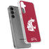 Washington State University Cougars Logo Galaxy S24 Plus Clear Case