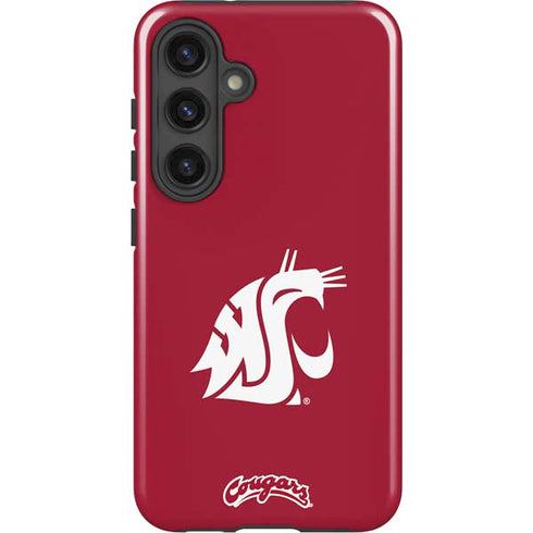 Washington State University Cougars Logo Galaxy S24 Plus Impact Case