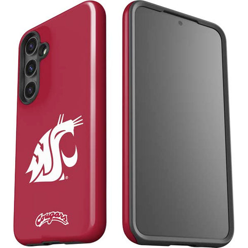 Washington State University Cougars Logo Galaxy S24 Plus Impact Case