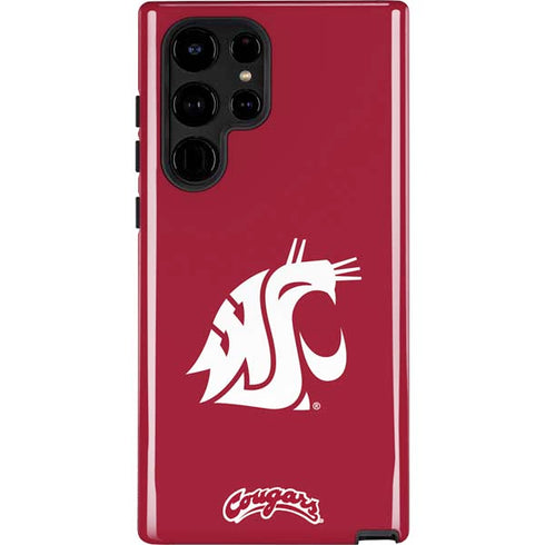 Washington State University Cougars Logo Galaxy Cases