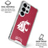 Washington State University Cougars Logo Galaxy S25 Ultra Clear Case