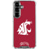 Washington State University Cougars Logo Galaxy S26 Clear Case