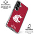 Washington State University Cougars Logo Galaxy S26 Clear Case