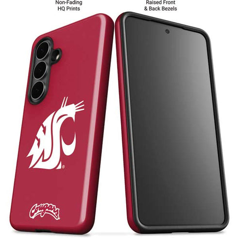 Washington State University Cougars Logo Galaxy S26 Plus Impact Case