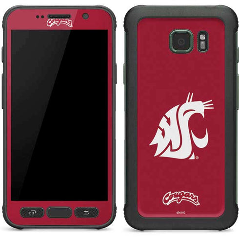 Washington State University Cougars Logo Galaxy S7 Active Skin