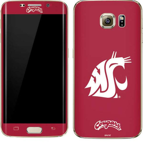 Washington State University Cougars Logo Galaxy S7 Edge Skin