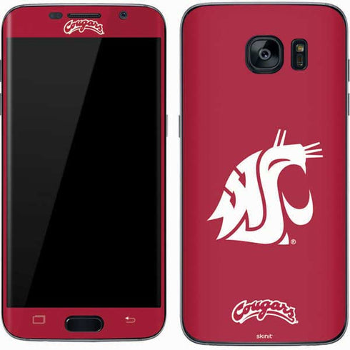 Washington State University Cougars Logo Galaxy S7 Skin