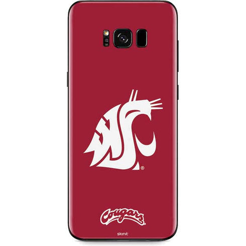 Washington State University Cougars Logo Galaxy S8 Plus Skin