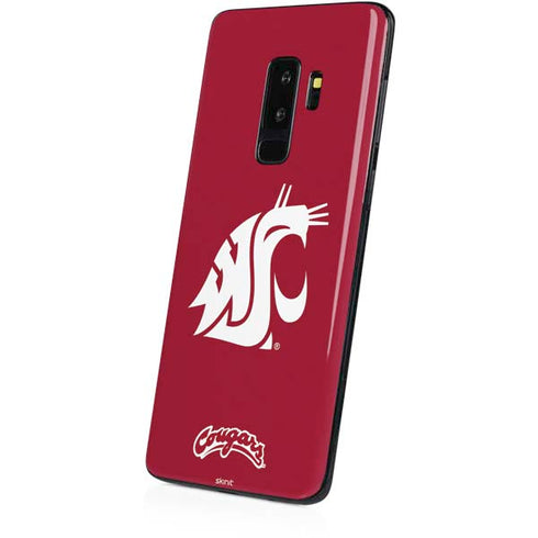 Washington State University Cougars Logo Galaxy S9 Plus Skin