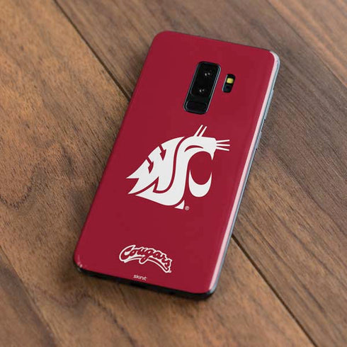Washington State University Cougars Logo Galaxy S9 Plus Skin
