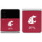 Washington State University Cougars Logo Galaxy Z Flip4 5G Skin
