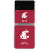 Washington State University Cougars Logo Galaxy Z Flip4 5G Skin