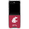 Washington State University Cougars Logo Galaxy Z Flip5 5G Clear Case