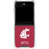 Washington State University Cougars Logo Galaxy Z Flip5 5G Clear Case