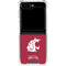 Washington State University Cougars Logo Galaxy Z Flip6 Clear Case