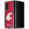 Washington State University Cougars Logo Galaxy Z Fold4 5G Clear Case