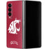 Washington State University Cougars Logo Galaxy Z Fold4 5G Skin