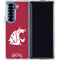Washington State University Cougars Logo Galaxy Z Fold7 Clear Case