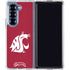 Washington State University Cougars Logo Galaxy Z Fold7 Clear Case