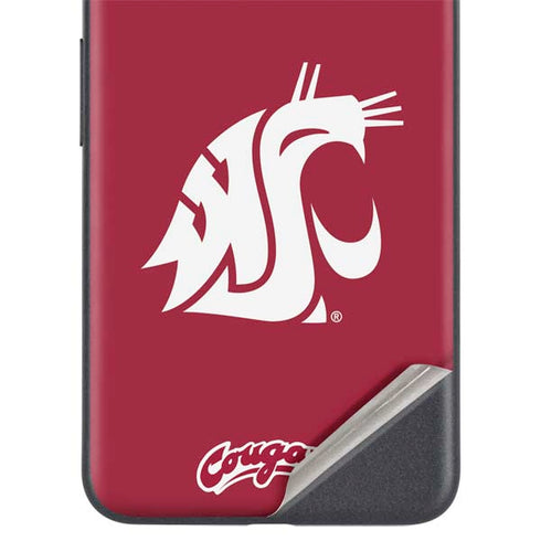 Washington State University Cougars Logo Google Pixel 4a 5G Skin