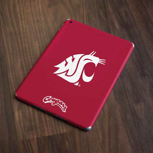 Washington State University Cougars Logo Apple iPad Skin
