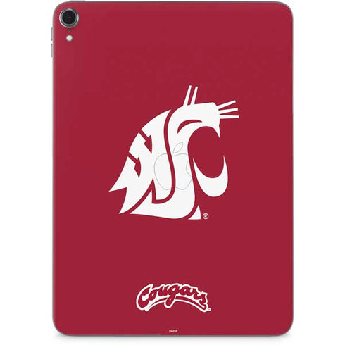 Washington State University Cougars Logo Apple iPad Pro Skin