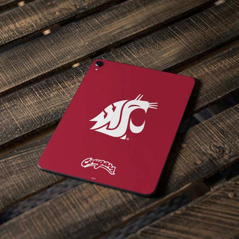 Washington State University Cougars Logo Apple iPad Pro Skin