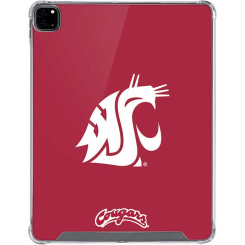 Washington State University Cougars Logo iPad Pro 12.9in (2020) Clear Case