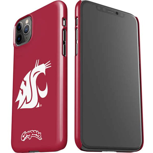 Washington State University Cougars Logo iPhone 11 Pro Max Lite Case