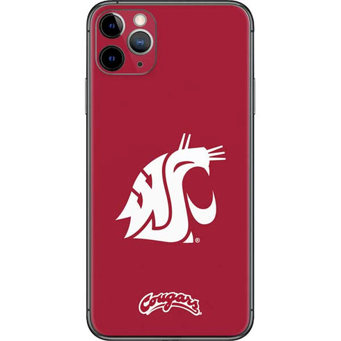 Washington State University Cougars Logo iPhone 11 Pro Max Skin