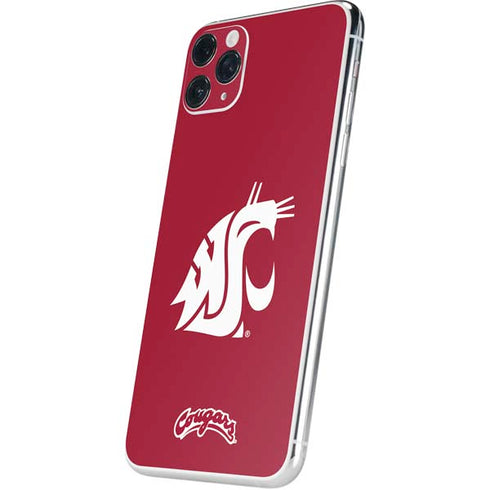 Washington State University Cougars Logo iPhone 11 Pro Max Skin