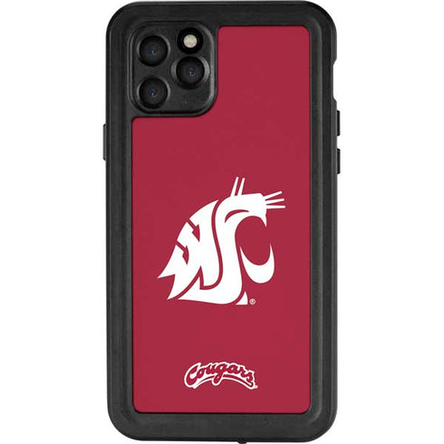 Washington State University Cougars Logo iPhone 11 Pro Waterproof Case