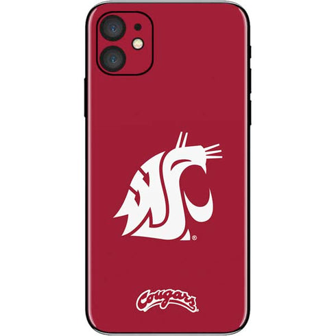 Washington State University Cougars Logo iPhone 11 Skin