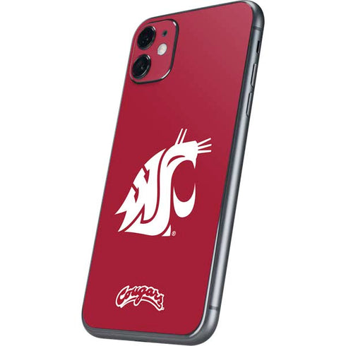Washington State University Cougars Logo iPhone 11 Skin