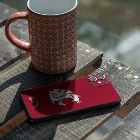 Washington State University Cougars Logo iPhone 11 Skin