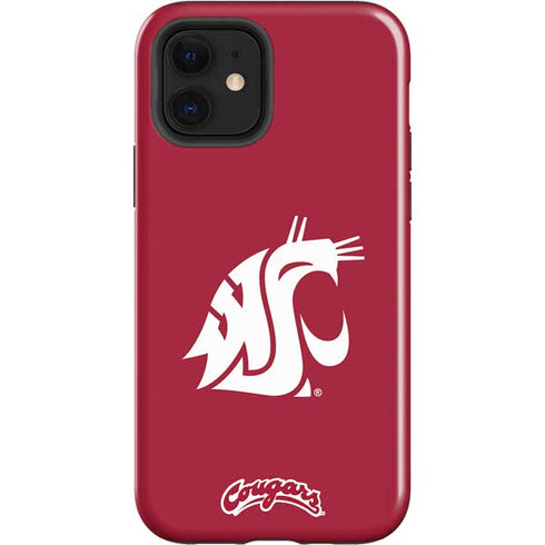 Washington State University Cougars Logo iPhone 12 Impact Case