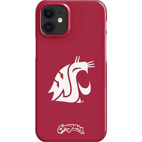 Washington State University Cougars Logo iPhone 12 Mini Lite Case