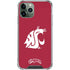 Washington State University Cougars Logo iPhone 12 Pro Clear Case