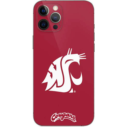 Washington State University Cougars Logo iPhone 12 Pro Max Skin