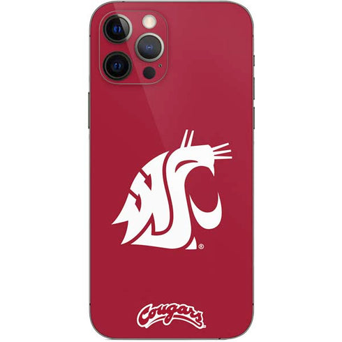 Washington State University Cougars Logo iPhone 12 Pro Skin