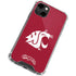 Washington State University Cougars Logo iPhone 13 Clear Case